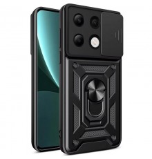 Чохол Ummi Camshield Serge Ring для Xiaomi Redmi Note 13 4G Чорний