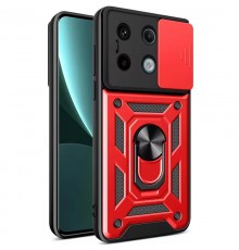 Чохол Ummi Camshield Serge Ring для Xiaomi Redmi Note 13 4G Червоний
