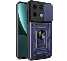 Чохол Ummi Camshield Serge Ring для Xiaomi Redmi Note 13 4G Синій