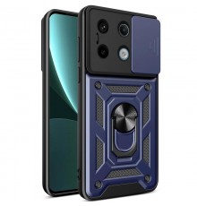 Чохол Ummi Camshield Serge Ring для Xiaomi Redmi Note 13 4G Синій