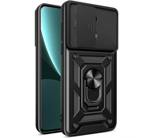 Чохол Ummi Camshield Serge Ring для Xiaomi Redmi Note 13 Pro 4G / 14s / Poco M6 Pro 4G Чорний Чохол Ummi Camshield Serge Ring для Xiaomi Redmi Note 13 Pro 4G / 14s / Poco M6 Pro 4G Чорний