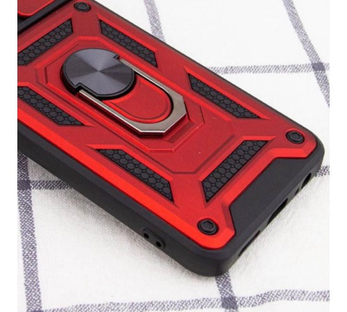 Чохол Ummi Camshield Serge Ring для Xiaomi Redmi Note 13 Pro 4G / 14s / Poco M6 Pro 4G Червоний Чохол Ummi Camshield Serge Ring для Xiaomi Redmi Note 13 Pro 4G / 14s / Poco M6 Pro 4G Червоний