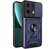 Чохол Ummi Camshield Serge Ring для Xiaomi Redmi Note 13 Pro 4G / 14s / Poco M6 Pro 4G Синій