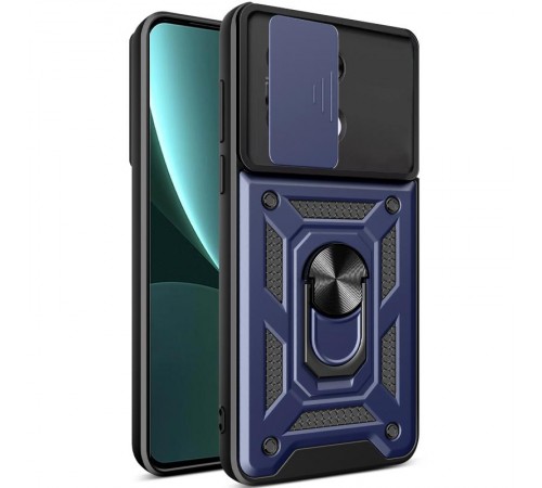 Чохол Ummi Camshield Serge Ring для Xiaomi Redmi Note 13 Pro 4G / 14s / Poco M6 Pro 4G Синій Чохол Ummi Camshield Serge Ring для Xiaomi Redmi Note 13 Pro 4G / 14s / Poco M6 Pro 4G Синій