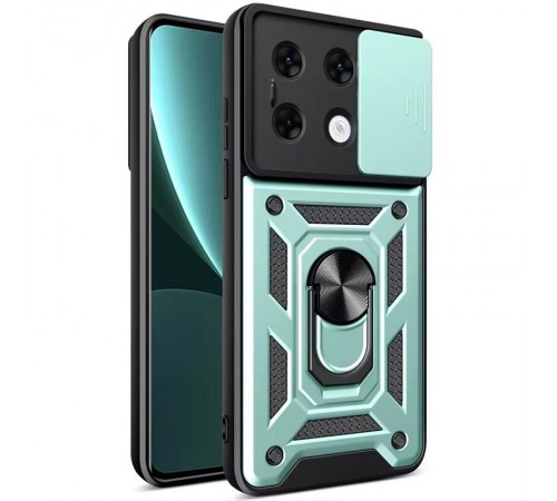Чохол Ummi Camshield Serge Ring для Xiaomi Redmi Note 13 Pro 4G / 14s / Poco M6 Pro 4G Зелений Чохол Ummi Camshield Serge Ring для Xiaomi Redmi Note 13 Pro 4G / 14s / Poco M6 Pro 4G Зелений