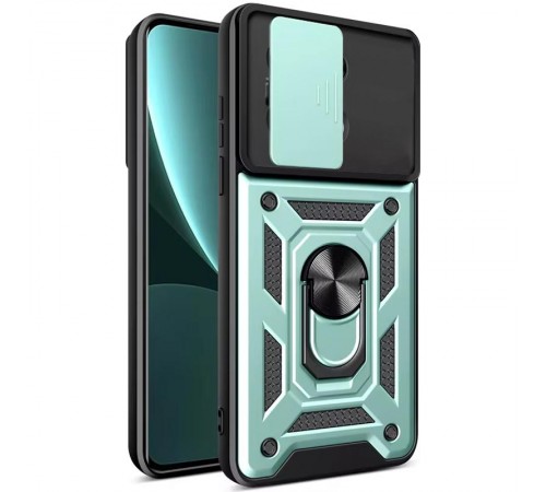 Чохол Ummi Camshield Serge Ring для Xiaomi Redmi Note 13 Pro 4G / 14s / Poco M6 Pro 4G Зелений Чохол Ummi Camshield Serge Ring для Xiaomi Redmi Note 13 Pro 4G / 14s / Poco M6 Pro 4G Зелений