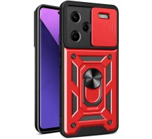 Чохол Ummi Camshield Serge Ring для Xiaomi Redmi Note 13 Pro+ Червоний