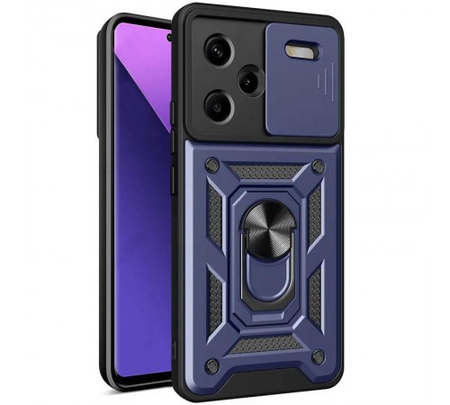 Чохол Ummi Camshield Serge Ring для Xiaomi Redmi Note 13 Pro+ Синій Чохол Ummi Camshield Serge Ring для Xiaomi Redmi Note 13 Pro+ Синій