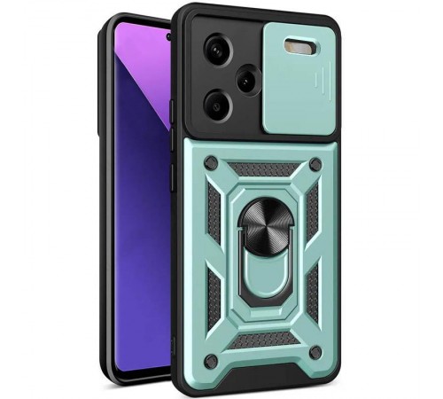 Чохол Ummi Camshield Serge Ring для Xiaomi Redmi Note 13 Pro+ Зелений Чохол Ummi Camshield Serge Ring для Xiaomi Redmi Note 13 Pro+ Зелений