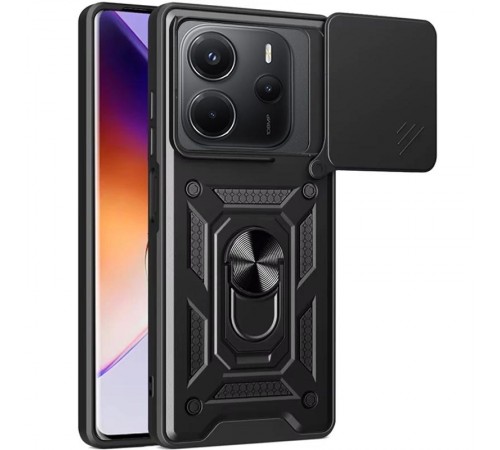 Чохол Ummi Camshield Serge Ring для Xiaomi Redmi Note 14 4G (Int. version) Чорний Чохол Ummi Camshield Serge Ring для Xiaomi Redmi Note 14 4G (Int. version) Чорний