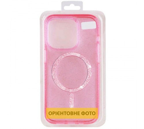 Чохол TPU Eclipse Sparkle (MagFit) для Apple iPhone 17 (6.3") Pink Чохол TPU Eclipse Sparkle (MagFit) для Apple iPhone 17 (6.3") Pink