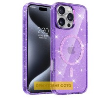 Чохол TPU Eclipse Sparkle (MagFit) для Apple iPhone 17 Pro (6.3") Purple