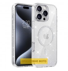 Чохол TPU Eclipse Sparkle (MagFit) для Apple iPhone 17 Pro Max (6.9") Clear
