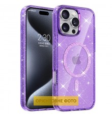 Чохол TPU Eclipse Sparkle (MagFit) для Apple iPhone 17 Pro Max (6.9") Purple