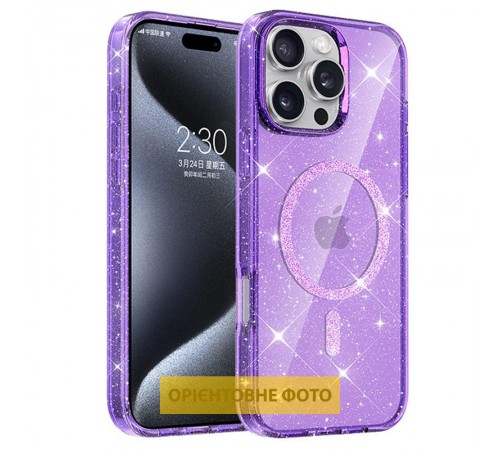 Чохол TPU Eclipse Sparkle (MagFit) для Apple iPhone 17 Pro Max (6.9") Purple Чохол TPU Eclipse Sparkle (MagFit) для Apple iPhone 17 Pro Max (6.9") Purple