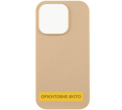 Чохол Silicone Case Full Protective (AA) NO LOGO для Apple iPhone 17 (6.3") Бежевий / Desert Gold