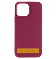 Чохол Silicone Case Full Protective (AA) NO LOGO для Apple iPhone 17 (6.3") Бордовий / Maroon