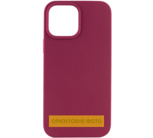 Чохол Silicone Case Full Protective (AA) NO LOGO для Apple iPhone 17 (6.3") Бордовий / Maroon