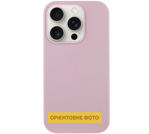Чохол Silicone Case Full Protective (AA) NO LOGO для Apple iPhone 17 (6.3") Рожевий / Chalk Pink