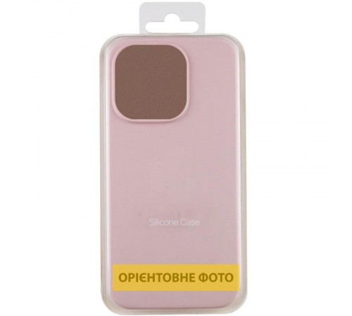 Чохол Silicone Case Full Protective (AA) NO LOGO для Apple iPhone 17 (6.3") Рожевий / Chalk Pink