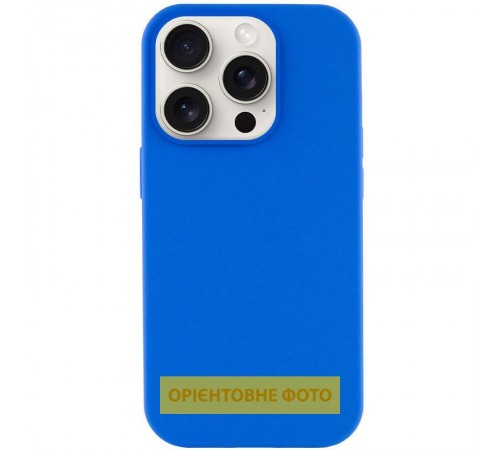 Чохол Silk Full Protective (AA) NO LOGO для Apple iPhone 17 (6.3") Синій / Capri Blue
