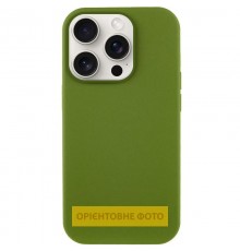 Чохол Silicone Case Full Protective (AA) NO LOGO для Apple iPhone 17 (6.3") Зелений / Dark Olive