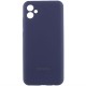 Чохол Silicone Cover Lakshmi Full Camera (AA) with logo для Samsung Galaxy A07 Синій / Midnight blue