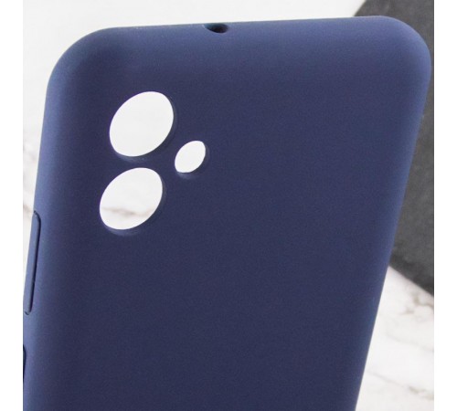 Чохол Silicone Cover Lakshmi Full Camera (AA) with logo для Samsung Galaxy A07 Синій / Midnight blue Чохол Silicone Cover Lakshmi Full Camera (AA) with logo для Samsung Galaxy A07 Синій / Midnight blue