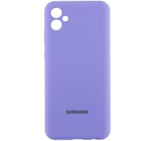 Чохол Silicone Cover Lakshmi Full Camera (AA) with logo для Samsung Galaxy A07 Бузковий / Dasheen