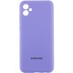 Чохол Silicone Cover Lakshmi Full Camera (AA) with logo для Samsung Galaxy A07 Бузковий / Dasheen