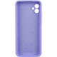 Чохол Silicone Cover Lakshmi Full Camera (AA) with logo для Samsung Galaxy A07 Бузковий / Dasheen