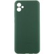 Чохол Silicone Cover Lakshmi Full Camera (AA) with logo для Samsung Galaxy A07 Зелений / Dark green