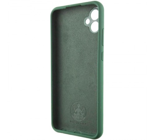 Чохол Silicone Cover Lakshmi Full Camera (AA) with logo для Samsung Galaxy A07 Зелений / Dark green Чохол Silicone Cover Lakshmi Full Camera (AA) with logo для Samsung Galaxy A07 Зелений / Dark green