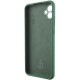 Чохол Silicone Cover Lakshmi Full Camera (AA) with logo для Samsung Galaxy A07 Зелений / Dark green