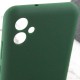 Чохол Silicone Cover Lakshmi Full Camera (AA) with logo для Samsung Galaxy A07 Зелений / Dark green
