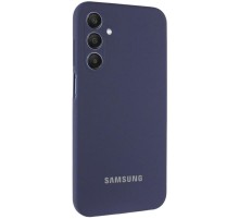 Чохол Silicone Cover Lakshmi Full Camera (AA) with logo для Samsung Galaxy A17 5G Синій / Midnight blue