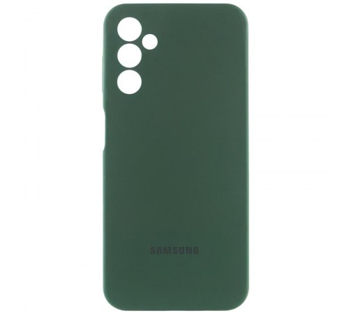 Чохол Silicone Cover Lakshmi Full Camera (AA) with logo для Samsung Galaxy A17 5G Зелений / Dark green Чохол Silicone Cover Lakshmi Full Camera (AA) with logo для Samsung Galaxy A17 5G Зелений / Dark green