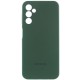 Чохол Silicone Cover Lakshmi Full Camera (AA) with logo для Samsung Galaxy A17 5G Зелений / Dark green