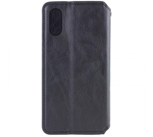 Шкіряний чохол-книжка GETMAN Cubic (PU) для Apple iPhone X / XS (5.8") Чорний Шкіряний чохол-книжка GETMAN Cubic (PU) для Apple iPhone X / XS (5.8") Чорний