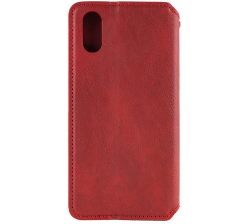 Шкіряний чохол-книжка GETMAN Cubic (PU) для Apple iPhone X / XS (5.8") Червоний Шкіряний чохол-книжка GETMAN Cubic (PU) для Apple iPhone X / XS (5.8") Червоний