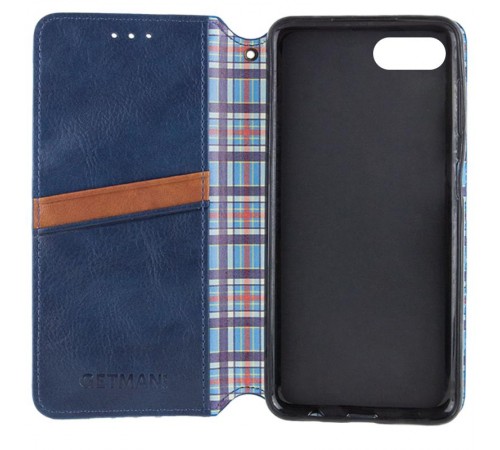 Шкіряний чохол-книжка GETMAN Cubic (PU) для Apple iPhone 7 / 8 / SE (2020) (4.7") Синій Шкіряний чохол-книжка GETMAN Cubic (PU) для Apple iPhone 7 / 8 / SE (2020) (4.7") Синій