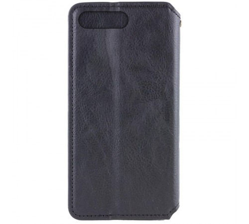 Шкіряний чохол-книжка GETMAN Cubic (PU) для Apple iPhone 7 plus / 8 plus (5.5") Чорний