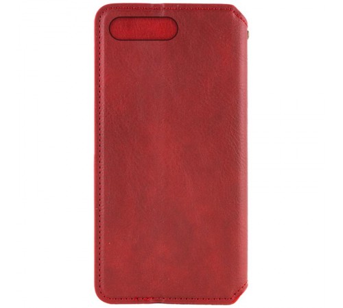 Шкіряний чохол-книжка GETMAN Cubic (PU) для Apple iPhone 7 plus / 8 plus (5.5") Червоний