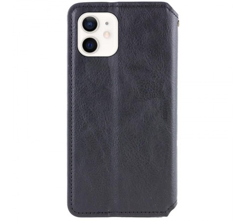 Шкіряний чохол-книжка GETMAN Cubic (PU) для Apple iPhone 11 (6.1") Чорний Шкіряний чохол-книжка GETMAN Cubic (PU) для Apple iPhone 11 (6.1") Чорний