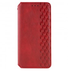 Шкіряний чохол-книжка GETMAN Cubic (PU) для Apple iPhone 11 (6.1") Червоний