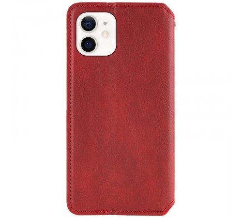 Шкіряний чохол-книжка GETMAN Cubic (PU) для Apple iPhone 11 (6.1") Червоний Шкіряний чохол-книжка GETMAN Cubic (PU) для Apple iPhone 11 (6.1") Червоний