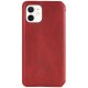 Шкіряний чохол-книжка GETMAN Cubic (PU) для Apple iPhone 11 (6.1") Червоний