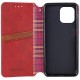 Шкіряний чохол-книжка GETMAN Cubic (PU) для Apple iPhone 11 (6.1") Червоний