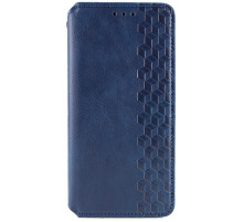 Шкіряний чохол-книжка GETMAN Cubic (PU) для Apple iPhone 11 (6.1") Синій