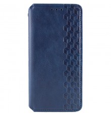Шкіряний чохол-книжка GETMAN Cubic (PU) для Apple iPhone 11 (6.1") Синій